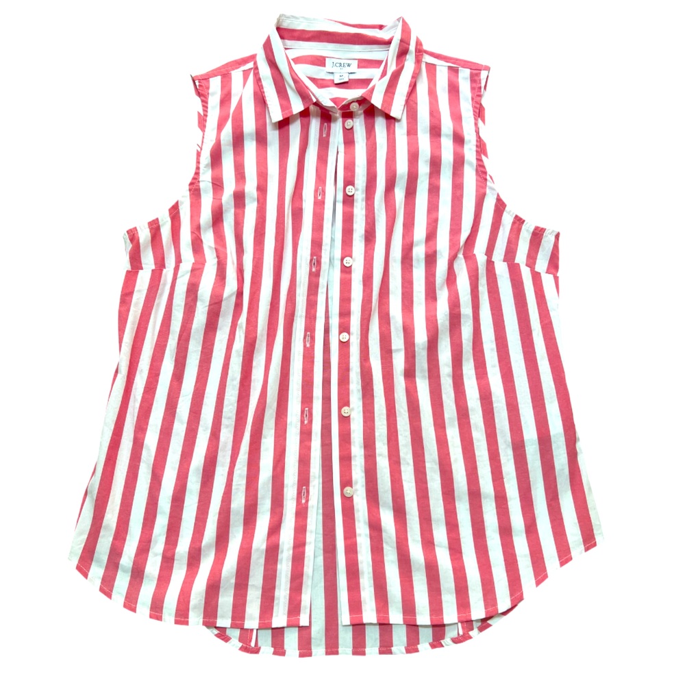 J.Crew Women’s Striped Sleeveless Top 
Size: Medium